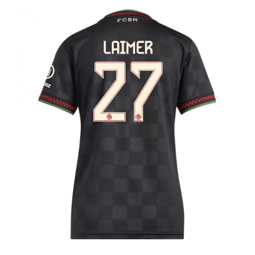 Echipament fotbal Bayern Munich Konrad Laimer #27 Tricou Treilea 2025-26 pentru femei maneca scurta Echipament fotbal Bayern Munich Konrad Laimer #27 Tricou Treilea 2025-26 pentru femei maneca scurta