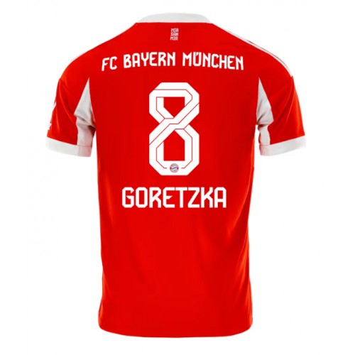 Echipament fotbal Bayern Munich Leon Goretzka #8 Tricou Acasa 2025-26 maneca scurta Echipament fotbal Bayern Munich Leon Goretzka #8 Tricou Acasa 2025-26 maneca scurta