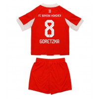 Echipament fotbal Bayern Munich Leon Goretzka #8 Tricou Acasa 2025-26 pentru copii maneca scurta (+ Pantaloni scurti)
