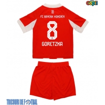 Echipament fotbal Bayern Munich Leon Goretzka #8 Tricou Acasa 2025-26 pentru copii maneca scurta (+ Pantaloni scurti)