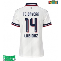 Echipament fotbal Bayern Munich Luis Diaz #14 Tricou Deplasare 2026-27 pentru femei maneca scurta