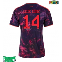 Echipament fotbal Bayern Munich Luis Diaz #14 Tricou Treilea 2026-27 pentru femei maneca scurta