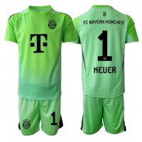 Echipament fotbal Bayern Munich Manuel Neuer #1 Portar Tricou Acasa 2025-26 pentru copii maneca scurta (+ Pantaloni scurti)