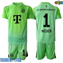Echipament fotbal Bayern Munich Manuel Neuer #1 Portar Tricou Acasa 2025-26 pentru copii maneca scurta (+ Pantaloni scurti)