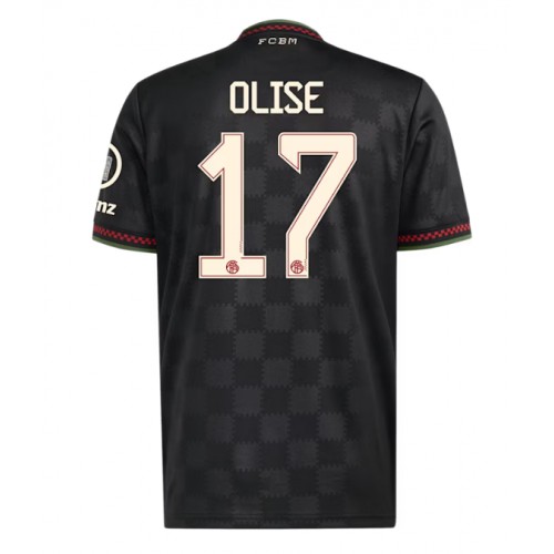 Echipament fotbal Bayern Munich Michael Olise #17 Tricou Treilea 2025-26 maneca scurta Echipament fotbal Bayern Munich Michael Olise #17 Tricou Treilea 2025-26 maneca scurta