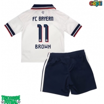 Echipament fotbal Bayern Munich Nathaniel Brown #11 Tricou Deplasare 2026-27 pentru copii maneca scurta (+ Pantaloni scurti)
