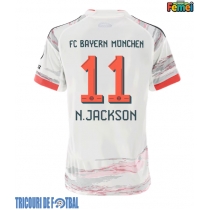 Echipament fotbal Bayern Munich Nicolas Jackson #11 Tricou Deplasare 2025-26 pentru femei maneca scurta