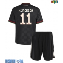 Echipament fotbal Bayern Munich Nicolas Jackson #11 Tricou Treilea 2025-26 pentru copii maneca scurta (+ Pantaloni scurti)