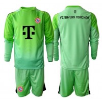 Echipament fotbal Bayern Munich Portar Tricou Acasa 2025-26 pentru copii maneca lunga (+ Pantaloni scurti)