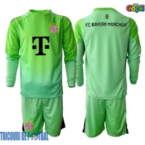 Echipament fotbal Bayern Munich Portar Tricou Acasa 2025-26 pentru copii maneca lunga (+ Pantaloni scurti)