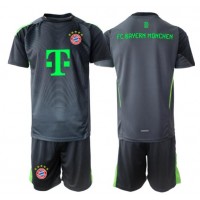 Echipament fotbal Bayern Munich Portar Tricou Deplasare 2025-26 pentru copii maneca scurta (+ Pantaloni scurti)
