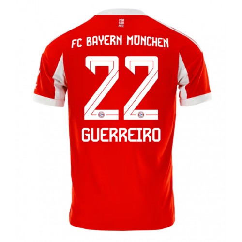 Echipament fotbal Bayern Munich Raphael Guerreiro #22 Tricou Acasa 2025-26 maneca scurta Echipament fotbal Bayern Munich Raphael Guerreiro #22 Tricou Acasa 2025-26 maneca scurta