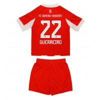 Echipament fotbal Bayern Munich Raphael Guerreiro #22 Tricou Acasa 2025-26 pentru copii maneca scurta (+ Pantaloni scurti)