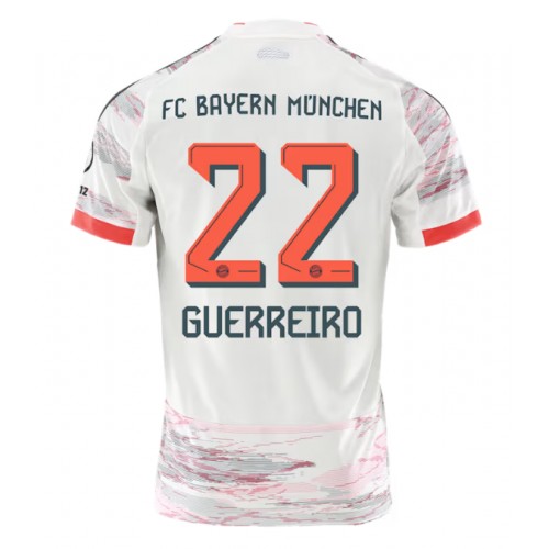 Echipament fotbal Bayern Munich Raphael Guerreiro #22 Tricou Deplasare 2025-26 maneca scurta Echipament fotbal Bayern Munich Raphael Guerreiro #22 Tricou Deplasare 2025-26 maneca scurta