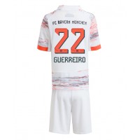 Echipament fotbal Bayern Munich Raphael Guerreiro #22 Tricou Deplasare 2025-26 pentru copii maneca scurta (+ Pantaloni scurti)