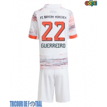 Echipament fotbal Bayern Munich Raphael Guerreiro #22 Tricou Deplasare 2025-26 pentru copii maneca scurta (+ Pantaloni scurti)
