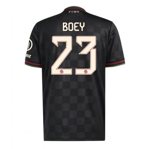 Echipament fotbal Bayern Munich Sacha Boey #23 Tricou Treilea 2025-26 maneca scurta Echipament fotbal Bayern Munich Sacha Boey #23 Tricou Treilea 2025-26 maneca scurta