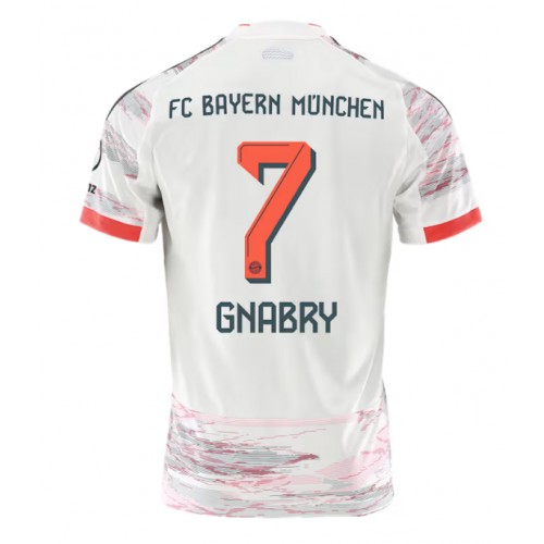 Echipament fotbal Bayern Munich Serge Gnabry #7 Tricou Deplasare 2025-26 maneca scurta Echipament fotbal Bayern Munich Serge Gnabry #7 Tricou Deplasare 2025-26 maneca scurta