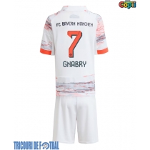 Echipament fotbal Bayern Munich Serge Gnabry #7 Tricou Deplasare 2025-26 pentru copii maneca scurta (+ Pantaloni scurti)