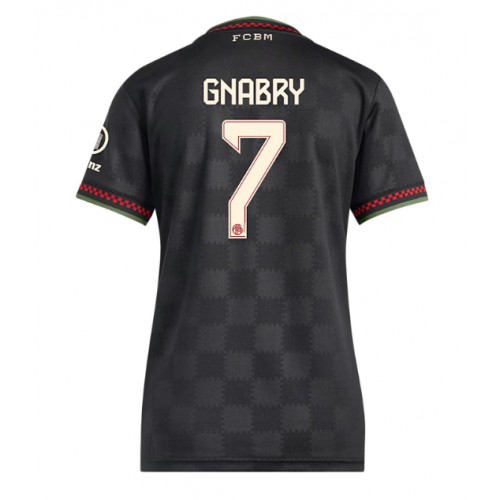 Echipament fotbal Bayern Munich Serge Gnabry #7 Tricou Treilea 2025-26 pentru femei maneca scurta Echipament fotbal Bayern Munich Serge Gnabry #7 Tricou Treilea 2025-26 pentru femei maneca scurta