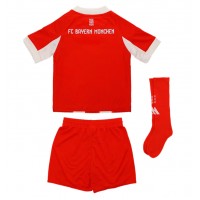Echipament fotbal Bayern Munich Tricou Acasa 2025-26 pentru copii maneca scurta (+ Pantaloni scurti)