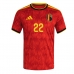 Echipament fotbal Belgia Alexis Saelemaekers #22 Tricou Acasa Mondial 2026 maneca scurta