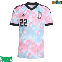 Echipament fotbal Belgia Alexis Saelemaekers #22 Tricou Deplasare Mondial 2026 maneca scurta