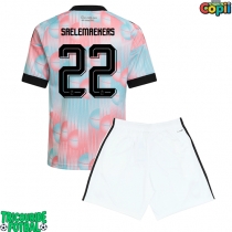 Echipament fotbal Belgia Alexis Saelemaekers #22 Tricou Deplasare Mondial 2026 pentru copii maneca scurta (+ Pantaloni scurti)