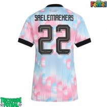 Echipament fotbal Belgia Alexis Saelemaekers #22 Tricou Deplasare Mondial 2026 pentru femei maneca scurta