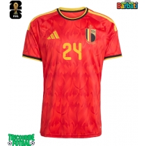 Echipament fotbal Belgia Amadou Onana #24 Tricou Acasa Mondial 2026 maneca scurta