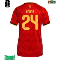 Echipament fotbal Belgia Amadou Onana #24 Tricou Acasa Mondial 2026 pentru femei maneca scurta