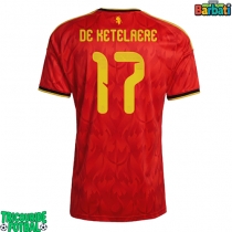 Echipament fotbal Belgia Charles De Ketelaere #17 Tricou Acasa Mondial 2026 maneca scurta