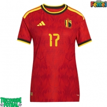 Echipament fotbal Belgia Charles De Ketelaere #17 Tricou Acasa Mondial 2026 pentru femei maneca scurta