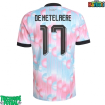 Echipament fotbal Belgia Charles De Ketelaere #17 Tricou Deplasare Mondial 2026 maneca scurta