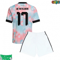 Echipament fotbal Belgia Charles De Ketelaere #17 Tricou Deplasare Mondial 2026 pentru copii maneca scurta (+ Pantaloni scurti)
