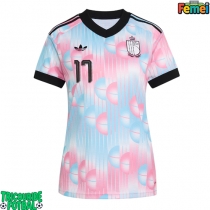 Echipament fotbal Belgia Charles De Ketelaere #17 Tricou Deplasare Mondial 2026 pentru femei maneca scurta