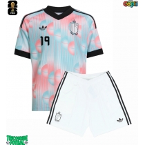 Echipament fotbal Belgia Diego Moreira #19 Tricou Deplasare Mondial 2026 pentru copii maneca scurta (+ Pantaloni scurti)