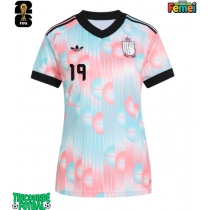 Echipament fotbal Belgia Diego Moreira #19 Tricou Deplasare Mondial 2026 pentru femei maneca scurta