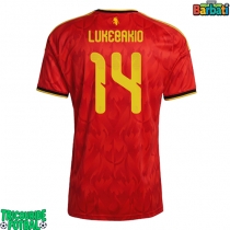 Echipament fotbal Belgia Dodi Lukebakio #14 Tricou Acasa Mondial 2026 maneca scurta