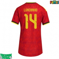Echipament fotbal Belgia Dodi Lukebakio #14 Tricou Acasa Mondial 2026 pentru femei maneca scurta
