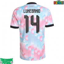 Echipament fotbal Belgia Dodi Lukebakio #14 Tricou Deplasare Mondial 2026 maneca scurta