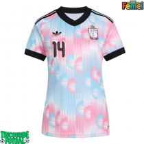 Echipament fotbal Belgia Dodi Lukebakio #14 Tricou Deplasare Mondial 2026 pentru femei maneca scurta