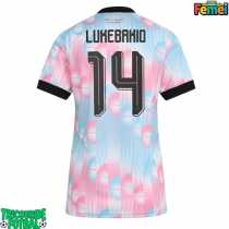 Echipament fotbal Belgia Dodi Lukebakio #14 Tricou Deplasare Mondial 2026 pentru femei maneca scurta