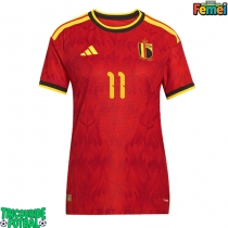 Echipament fotbal Belgia Jeremy Doku #11 Tricou Acasa Mondial 2026 pentru femei maneca scurta