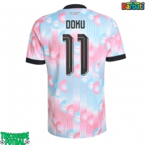 Echipament fotbal Belgia Jeremy Doku #11 Tricou Deplasare Mondial 2026 maneca scurta