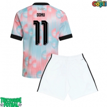 Echipament fotbal Belgia Jeremy Doku #11 Tricou Deplasare Mondial 2026 pentru copii maneca scurta (+ Pantaloni scurti)