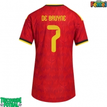Echipament fotbal Belgia Kevin De Bruyne #7 Tricou Acasa Mondial 2026 pentru femei maneca scurta