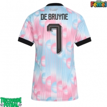 Echipament fotbal Belgia Kevin De Bruyne #7 Tricou Deplasare Mondial 2026 pentru femei maneca scurta