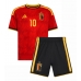 Echipament fotbal Belgia Leandro Trossard #10 Tricou Acasa Mondial 2026 pentru copii maneca scurta (+ Pantaloni scurti)