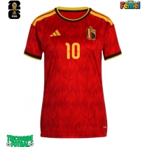 Echipament fotbal Belgia Leandro Trossard #10 Tricou Acasa Mondial 2026 pentru femei maneca scurta